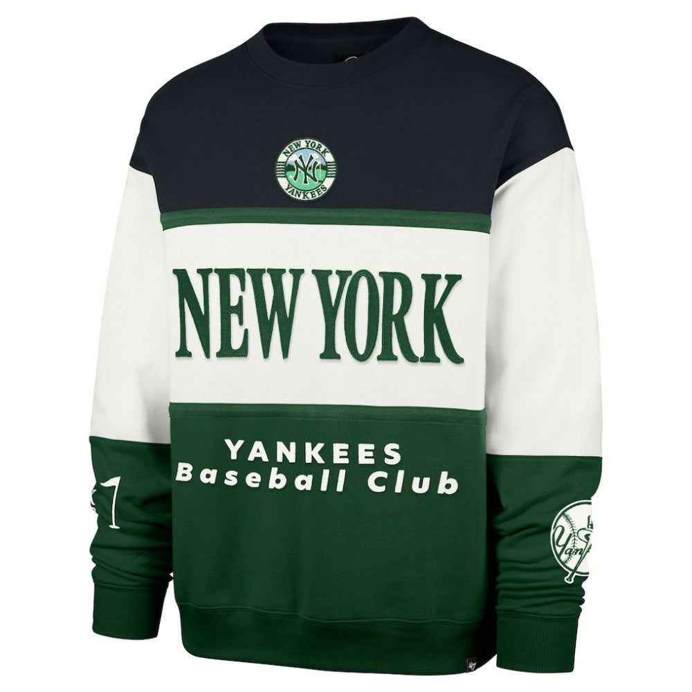 MLB New York Yankees '47 Tee Up Maximalist Fleece Sweatshirt