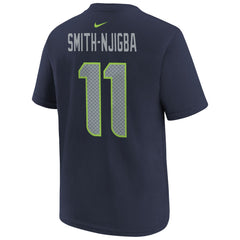 Jaxon Smith-Njigba  Youth Super Bowl LX Patch Name & Number T-Shirt - Seattle Seahawks