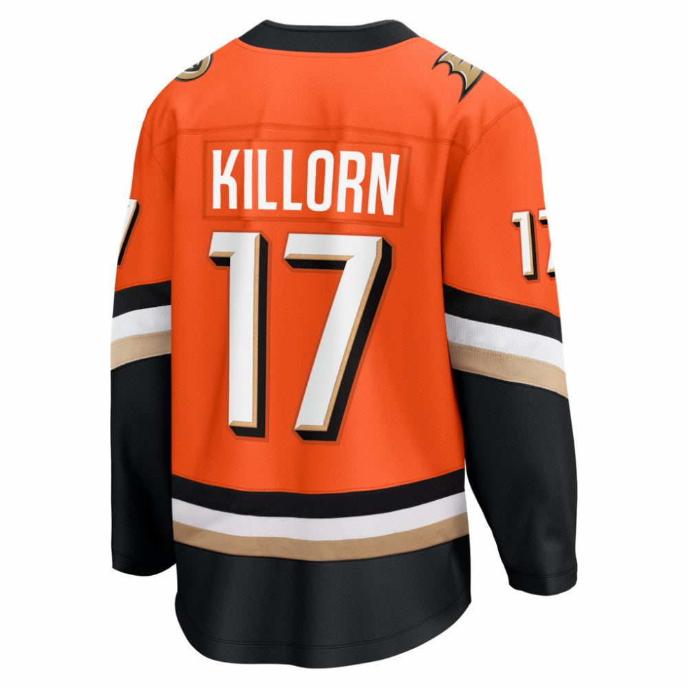 NHL Orange Alex Killorn Anaheim Ducks Fanatics Home Breakaway Jersey