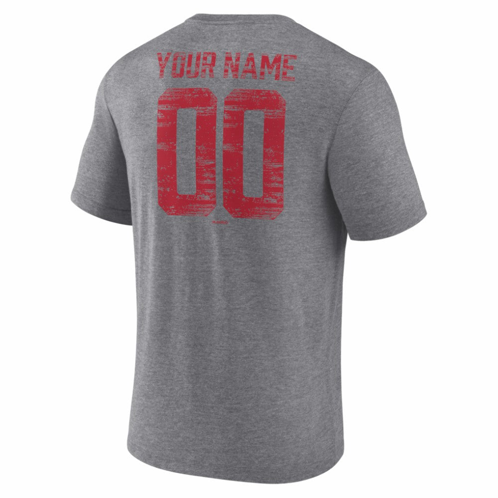 MLB Arizona Diamondbacks Heritage Personalized Any Name & Number Tri-Blend T-Shirt