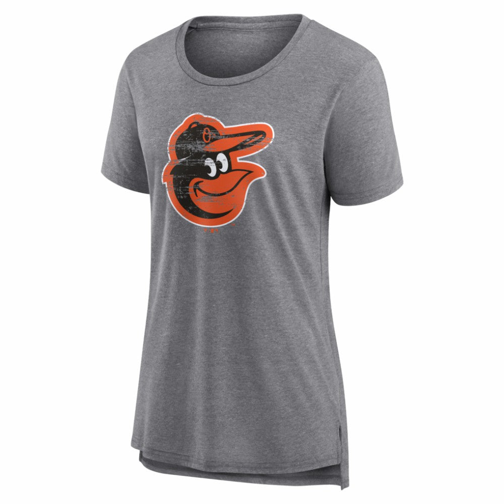 MLB Baltimore Orioles Women's Heritage Personalized Any Name & Number Tri-Blend T-Shirt