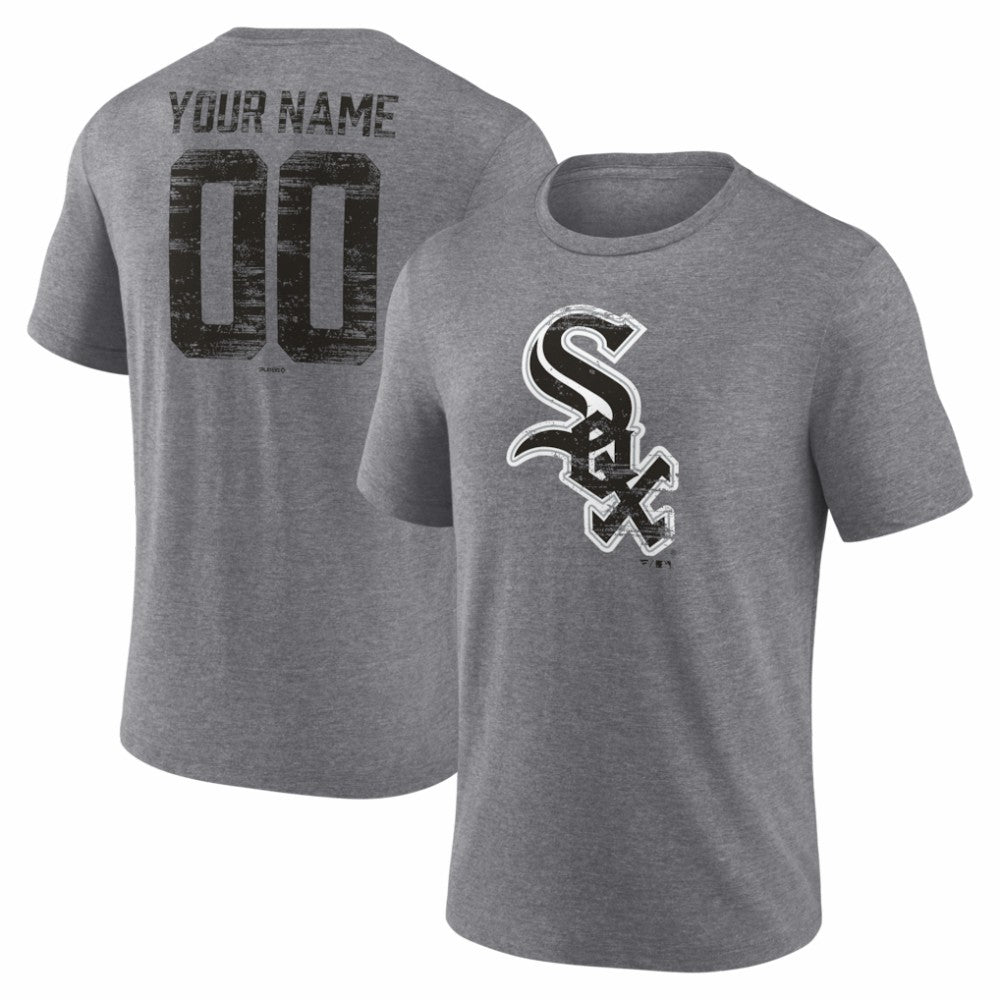 MLB Chicago White Sox Heritage Personalized Any Name & Number Tri-Blend T-Shirt