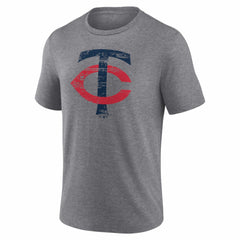 MLB Minnesota Twins Heritage Personalized Any Name & Number Tri-Blend T-Shirt