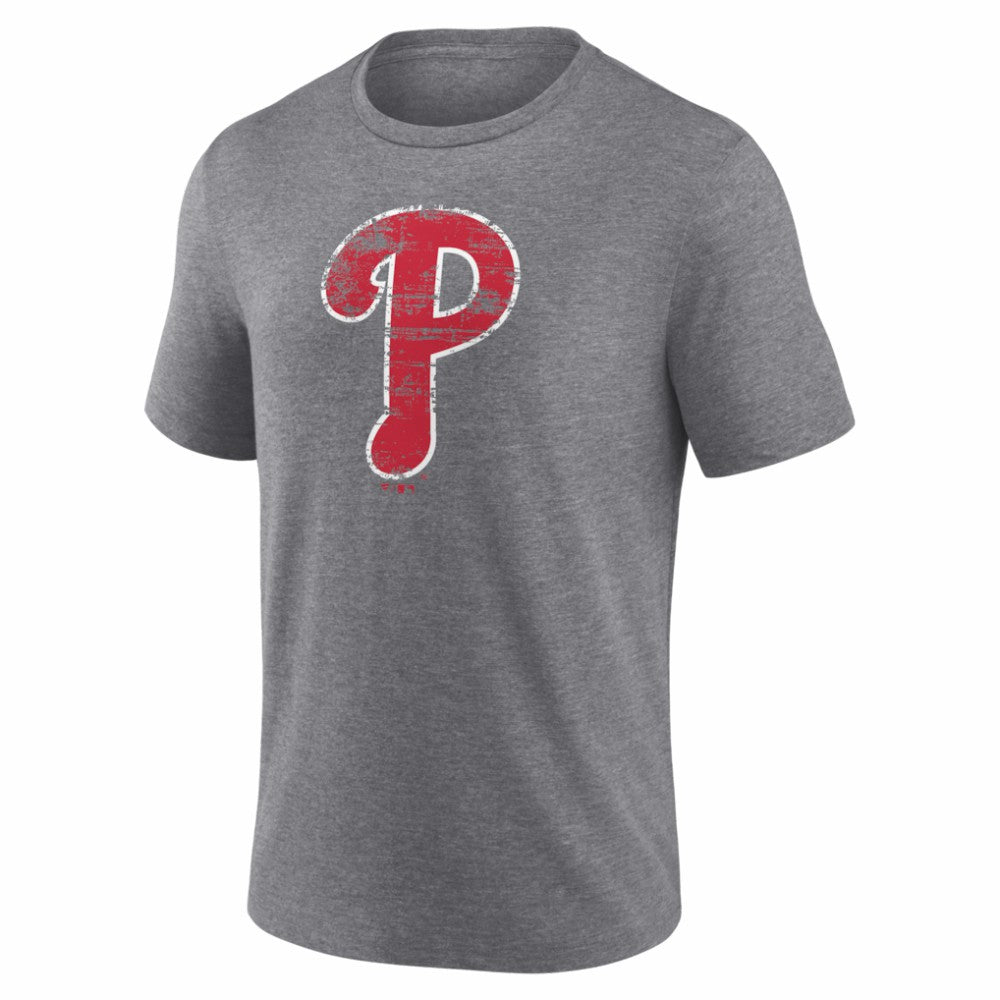 MLB Philadelphia Phillies Heritage Personalized Any Name & Number Tri-Blend T-Shirt