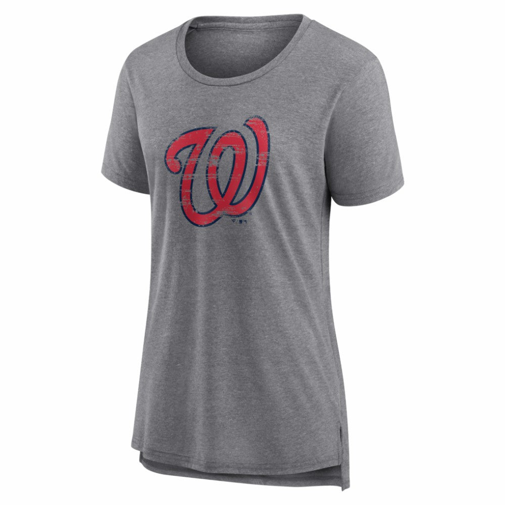 MLB Washington Nationals Women's Heritage Personalized Any Name & Number Tri-Blend T-Shirt
