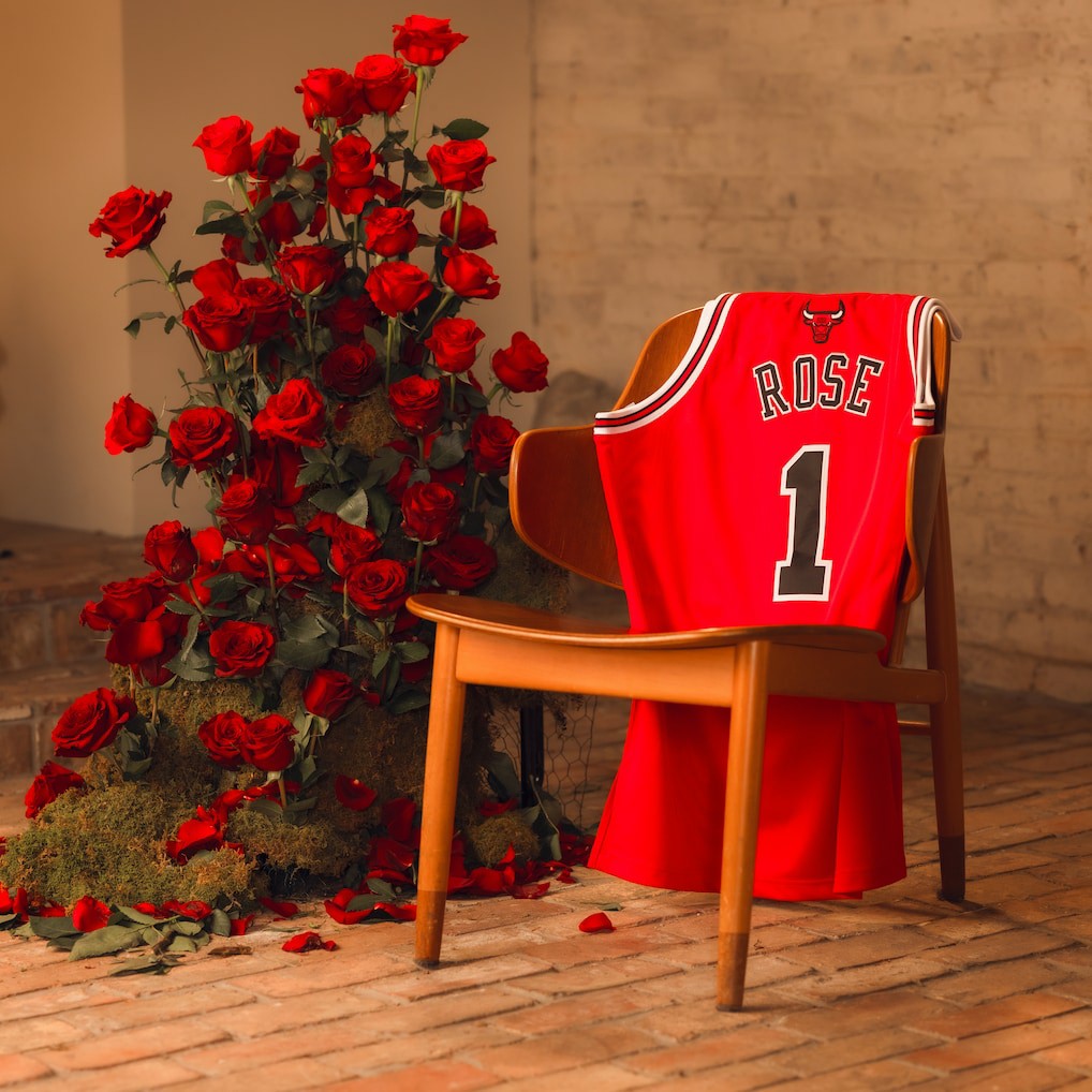NBA Derrick Rose Chicago Bulls 2008-09 Authentic Jersey sale