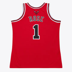 NBA Derrick Rose Chicago Bulls 2008-09 Authentic Jersey sale