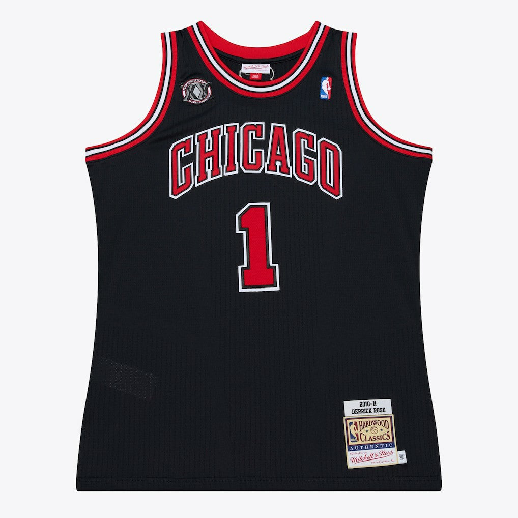 NBA Derrick Rose Chicago Bulls 2010-11 Authentic Jersey sale