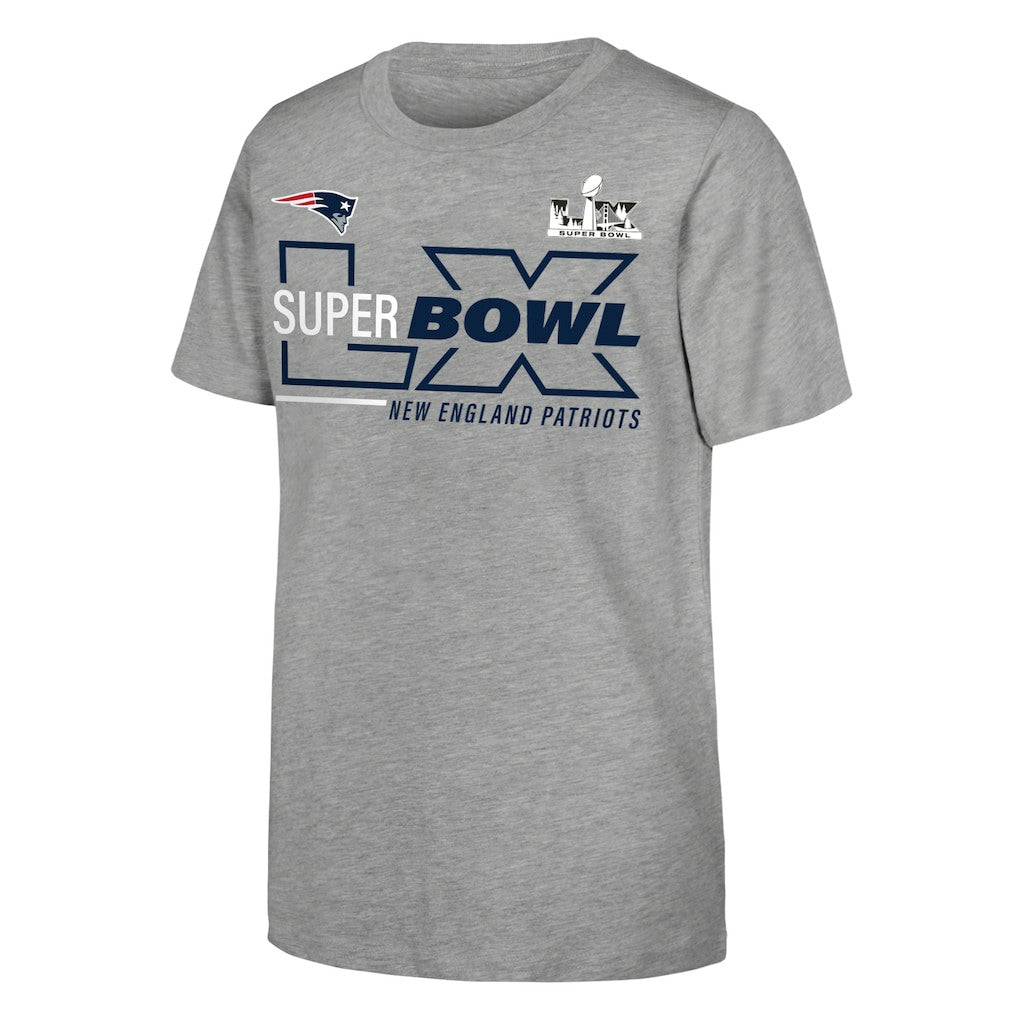 Youth Super Bowl LX Roster T-Shirt - New England Patriots