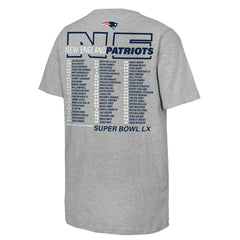 Youth Super Bowl LX Roster T-Shirt - New England Patriots