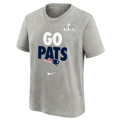 Youth Super Bowl LX Fast As Fast Gets Hometown Slogan T-Shirt - New England Patriots