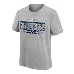 Youth 2025 NFC Champions Locker Room Trophy Collection Authentic T-Shirt - Seattle Seahawks