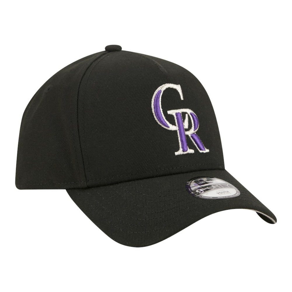MLB Colorado Rockies New Era Youth 9FORTY A-Frame Adjustable Hat