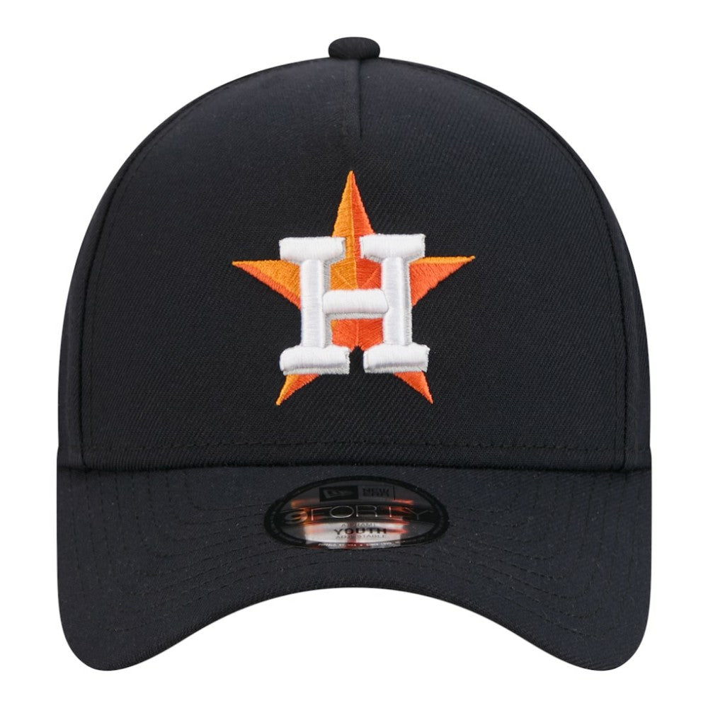 MLB Houston Astros New Era Youth 9FORTY A-Frame Adjustable Hat