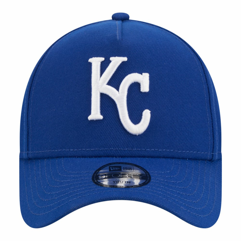 MLB Kansas City Royals New Era Youth 9FORTY A-Frame Adjustable Hat
