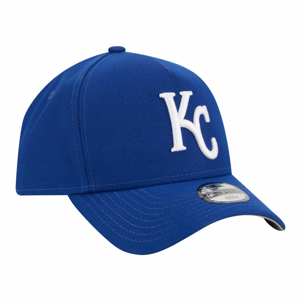 MLB Kansas City Royals New Era Youth 9FORTY A-Frame Adjustable Hat