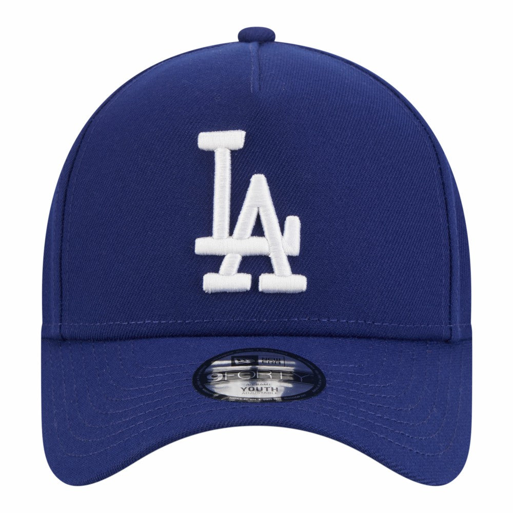 MLB Los Angeles Dodgers New Era Youth 9FORTY A-Frame Adjustable Hat
