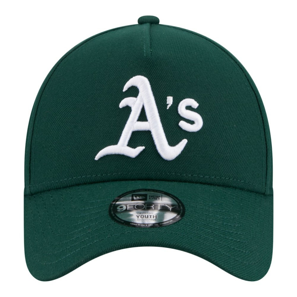 MLB Athletics New Era Youth 9FORTY A-Frame Adjustable Hat