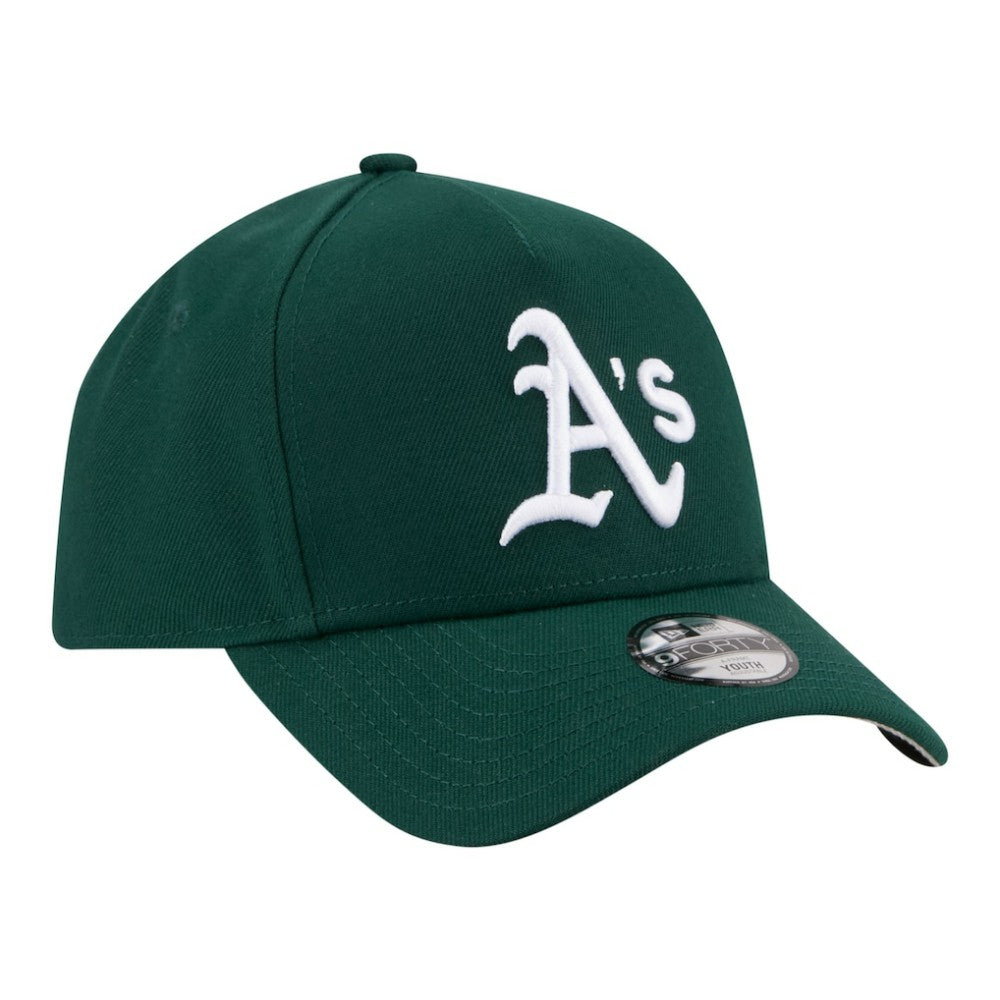MLB Athletics New Era Youth 9FORTY A-Frame Adjustable Hat