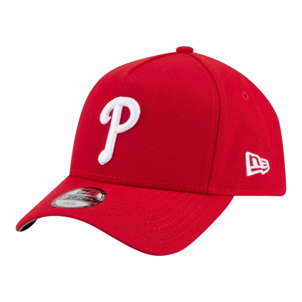 MLB Philadelphia Phillies New Era Youth 9FORTY A-Frame Adjustable Hat