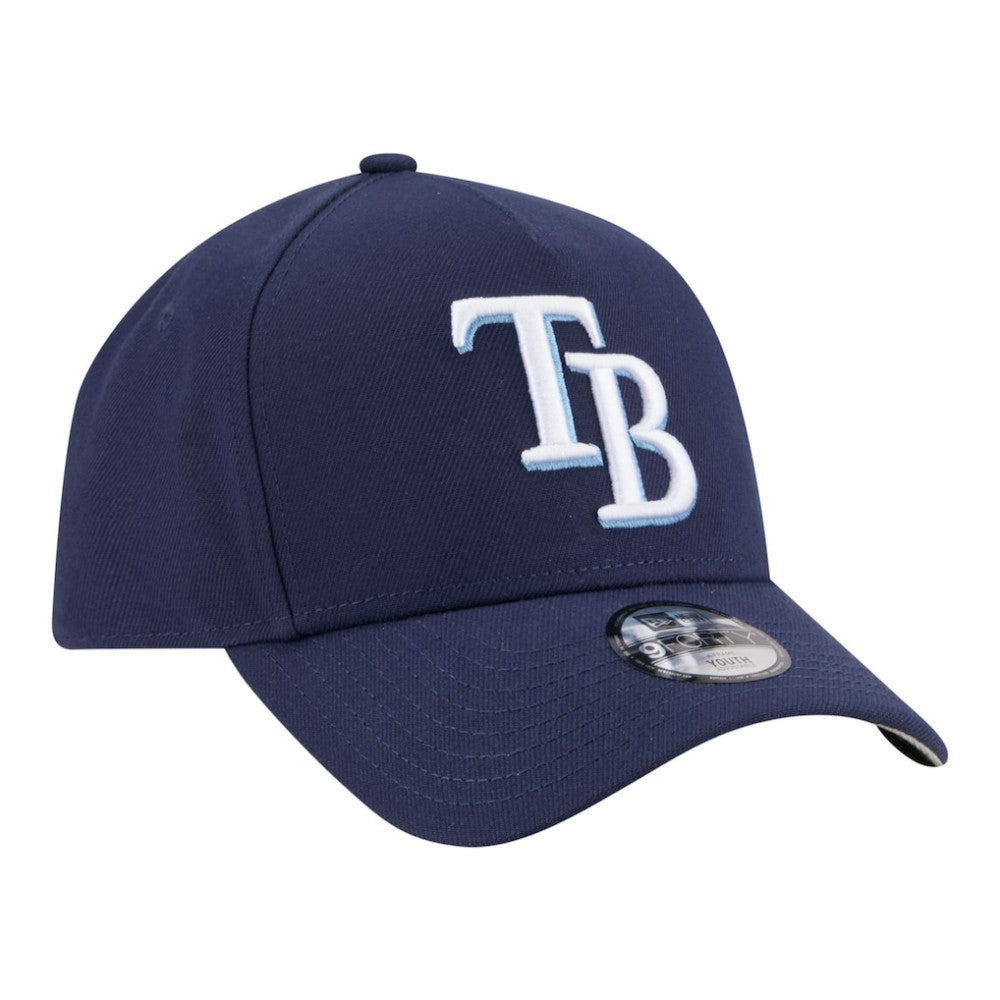 MLB Tampa Bay Rays New Era Youth 9FORTY A-Frame Adjustable Hat