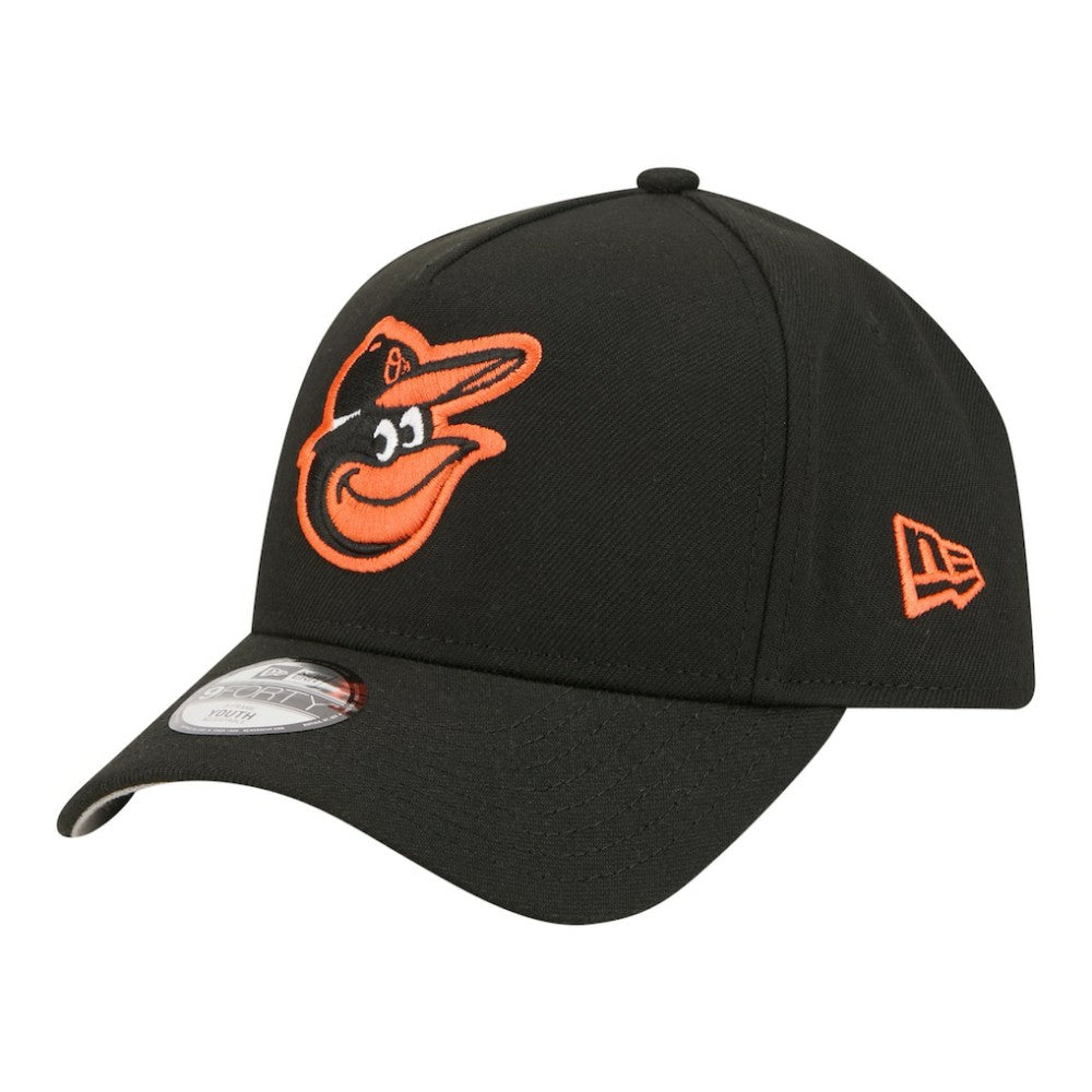 MLB Baltimore Orioles New Era Youth 9FORTY A-Frame Adjustable Hat