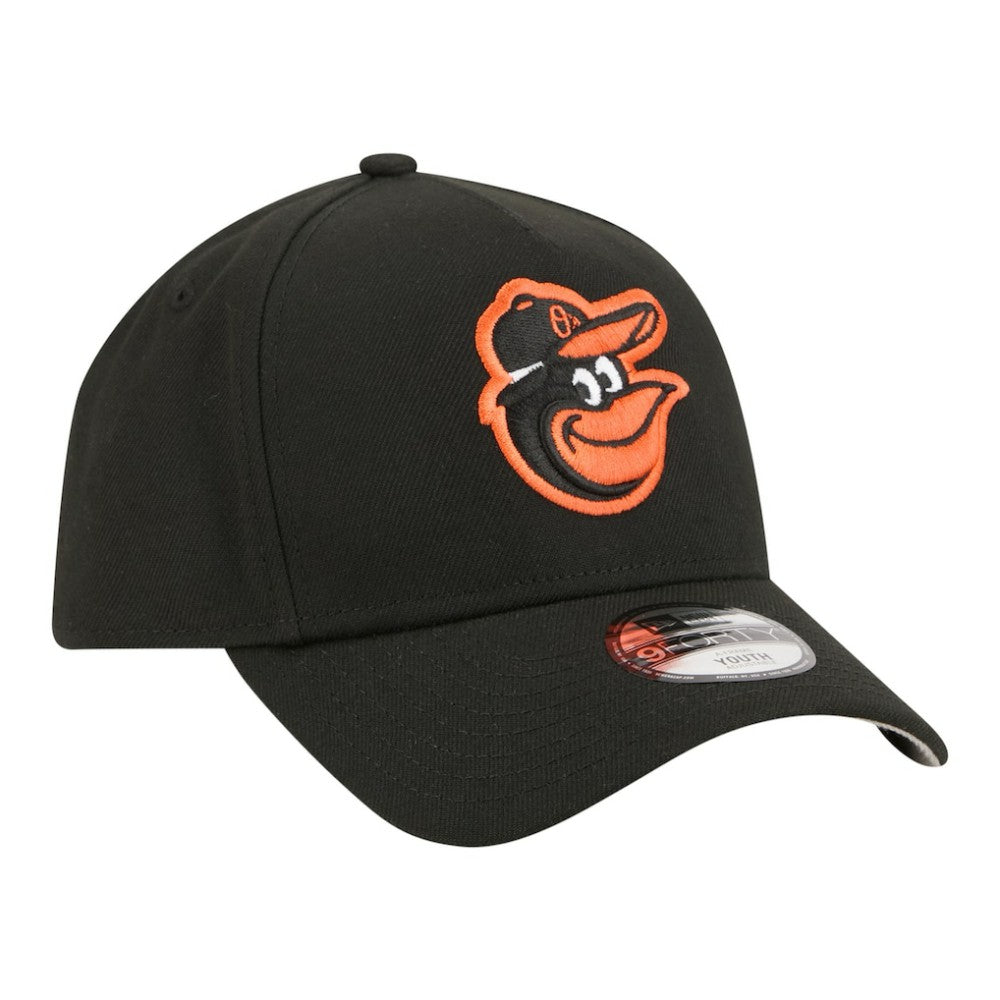 MLB Baltimore Orioles New Era Youth 9FORTY A-Frame Adjustable Hat