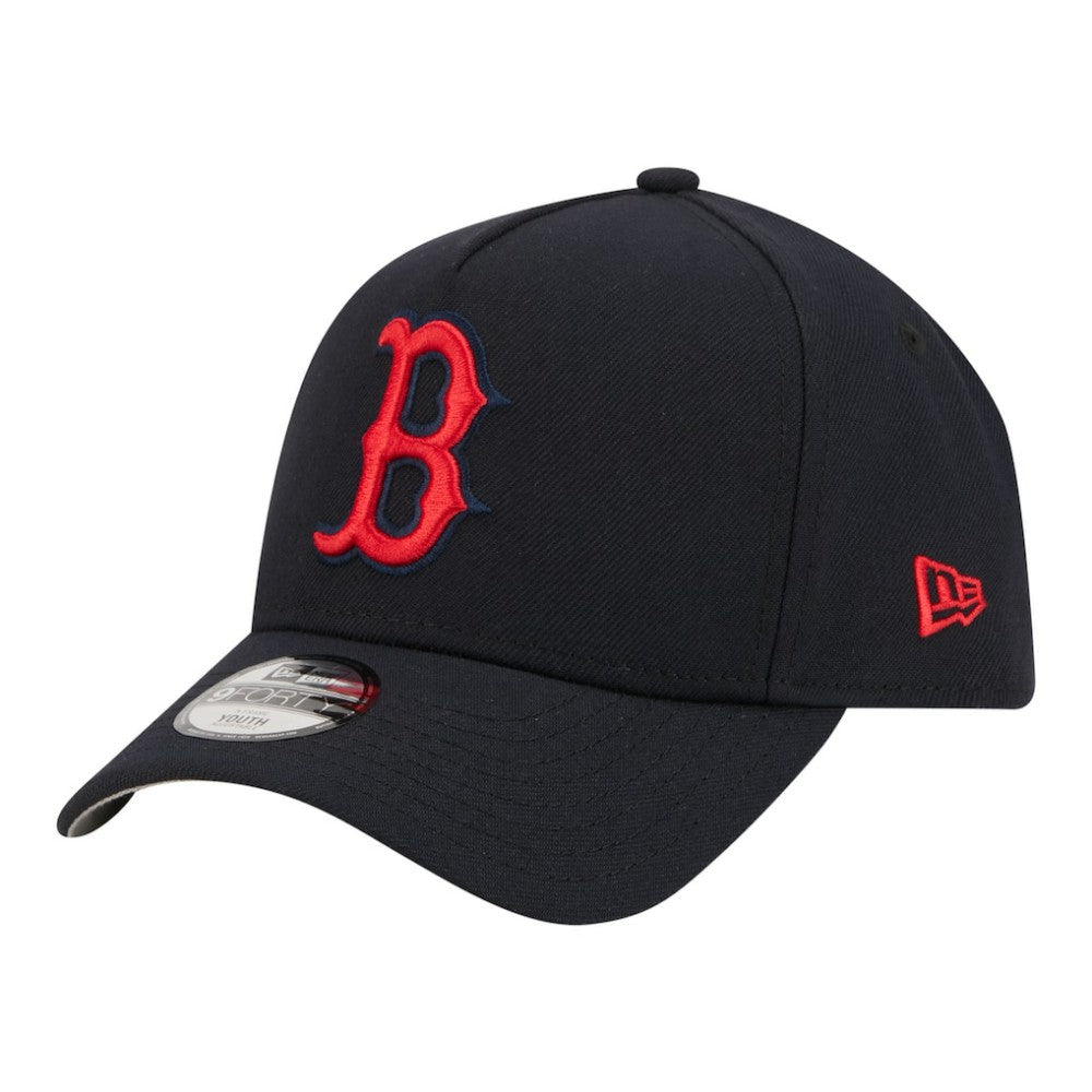 MLB Boston Red Sox New Era Youth 9FORTY A-Frame Adjustable Hat