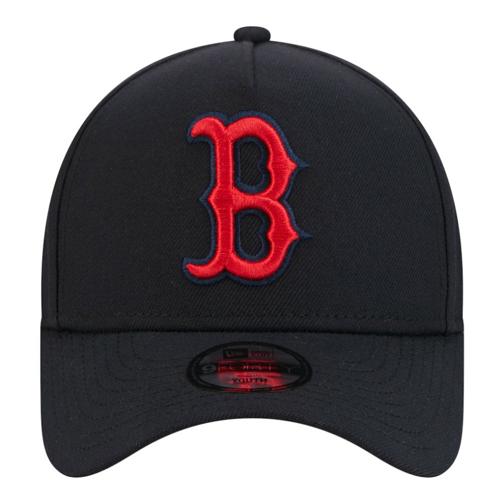 MLB Boston Red Sox New Era Youth 9FORTY A-Frame Adjustable Hat
