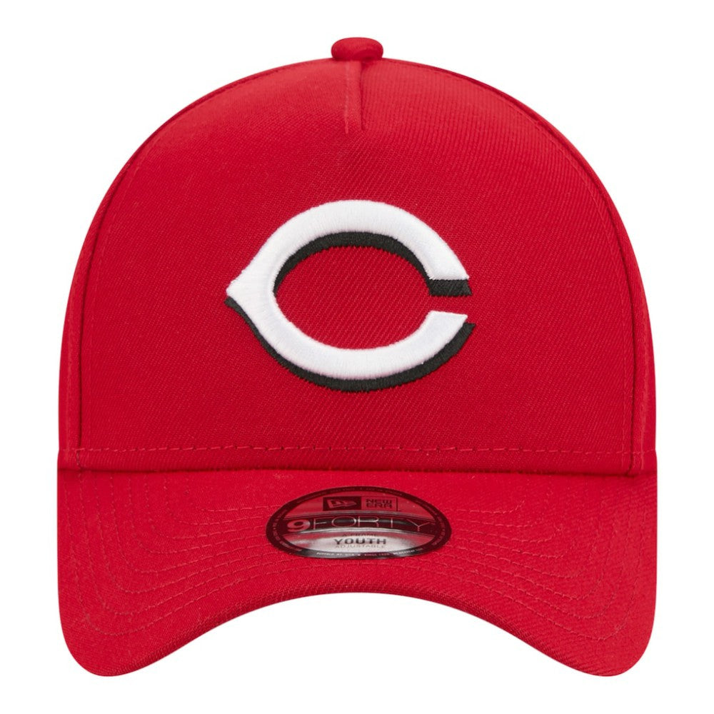 MLB Cincinnati Reds New Era Youth 9FORTY A-Frame Adjustable Hat