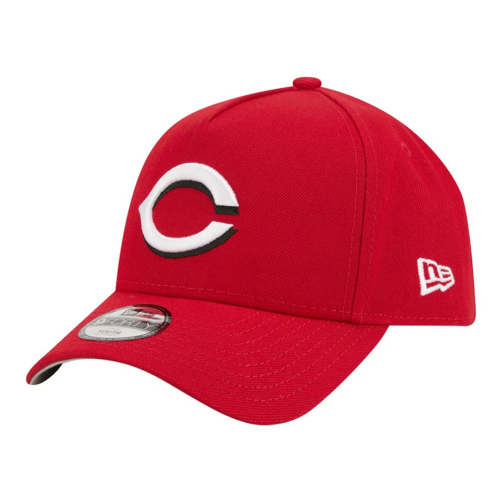 MLB Cincinnati Reds New Era Youth 9FORTY A-Frame Adjustable Hat