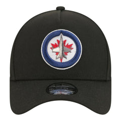 NHL Black Winnipeg Jets New Era Youth 9FORTY A-Frame Adjustable Hat