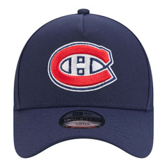NHL Navy Montreal Canadiens New Era Youth 9FORTY A-Frame Adjustable Hat