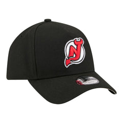 NHL Black New Jersey Devils New Era Youth 9FORTY A-Frame Adjustable Hat