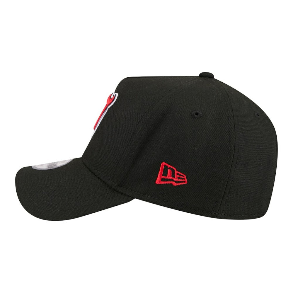 NHL Black New Jersey Devils New Era Youth 9FORTY A-Frame Adjustable Hat
