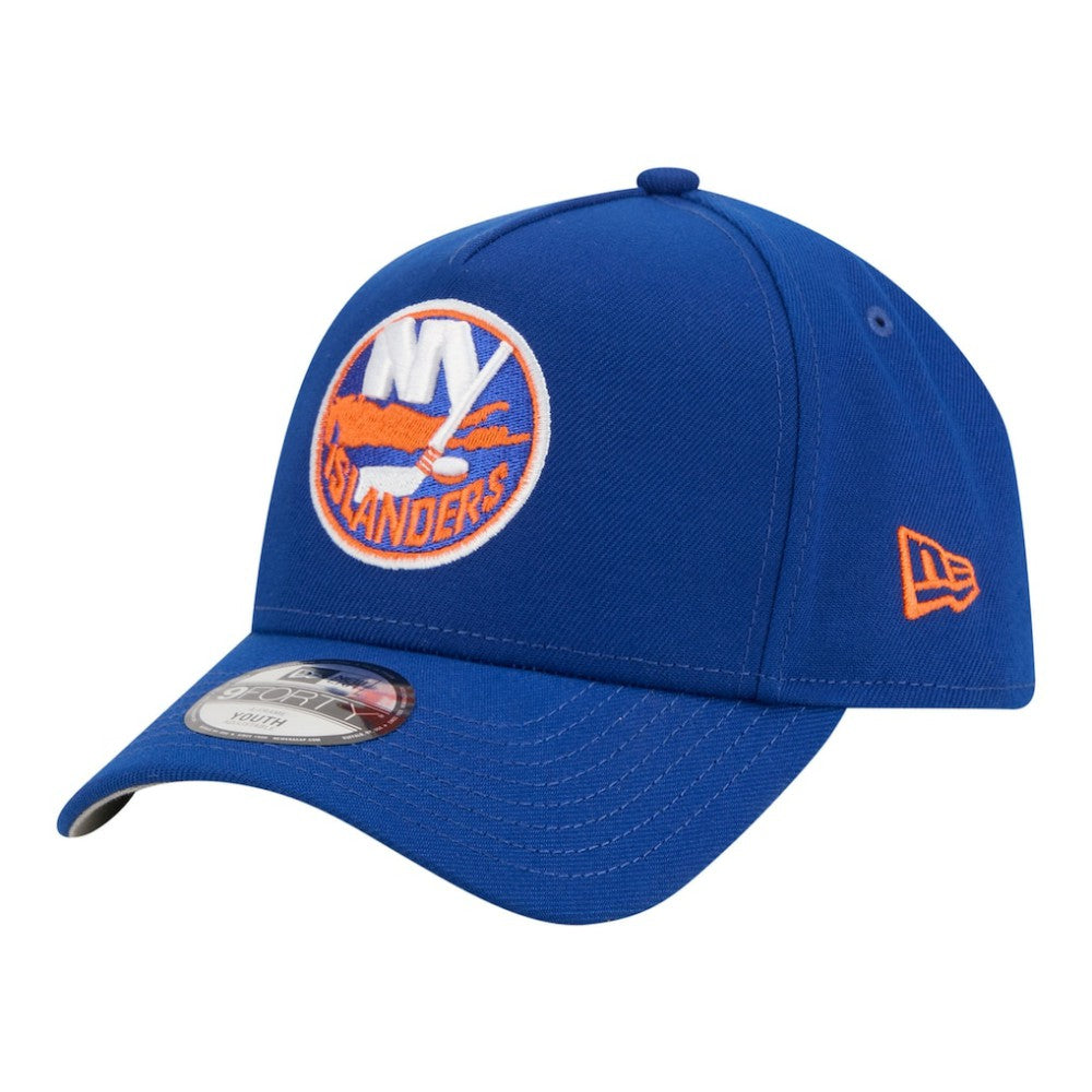 NHL Royal New York Islanders New Era Youth 9FORTY A-Frame Adjustable Hat