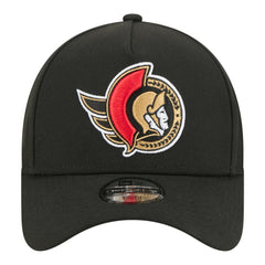NHL Black Ottawa Senators New Era Youth 9FORTY A-Frame Adjustable Hat