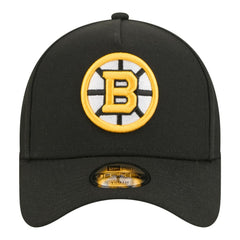 NHL Black Boston Bruins New Era Youth 9FORTY A-Frame Adjustable Hat