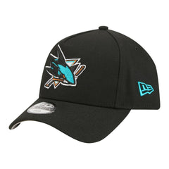 NHL Black San Jose Sharks New Era Youth 9FORTY A-Frame Adjustable Hat