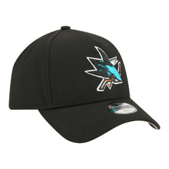 NHL Black San Jose Sharks New Era Youth 9FORTY A-Frame Adjustable Hat
