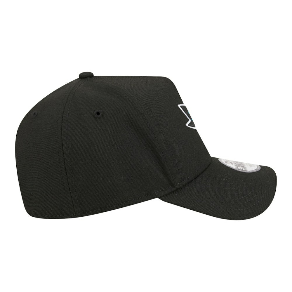 NHL Black San Jose Sharks New Era Youth 9FORTY A-Frame Adjustable Hat