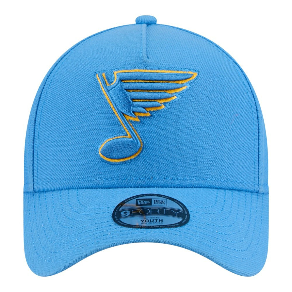 NHL Blue St. Louis Blues New Era Youth 9FORTY A-Frame Adjustable Hat
