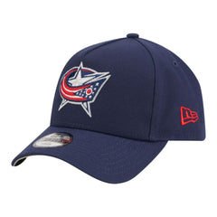 NHL Navy Columbus Blue Jackets New Era Youth 9FORTY A-Frame Adjustable Hat
