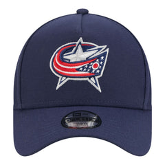 NHL Navy Columbus Blue Jackets New Era Youth 9FORTY A-Frame Adjustable Hat