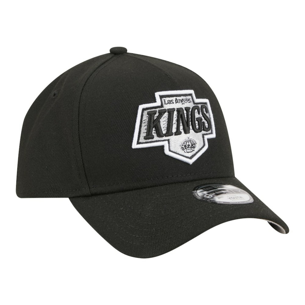 NHL Black Los Angeles Kings New Era Youth 9FORTY A-Frame Adjustable Hat