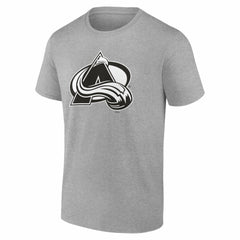 NHL Gray Colorado Avalanche Big & Tall Personalized Name & Number Monochrome T-Shirt