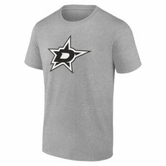 NHL Gray Dallas Stars Big & Tall Personalized Name & Number Monochrome T-Shirt