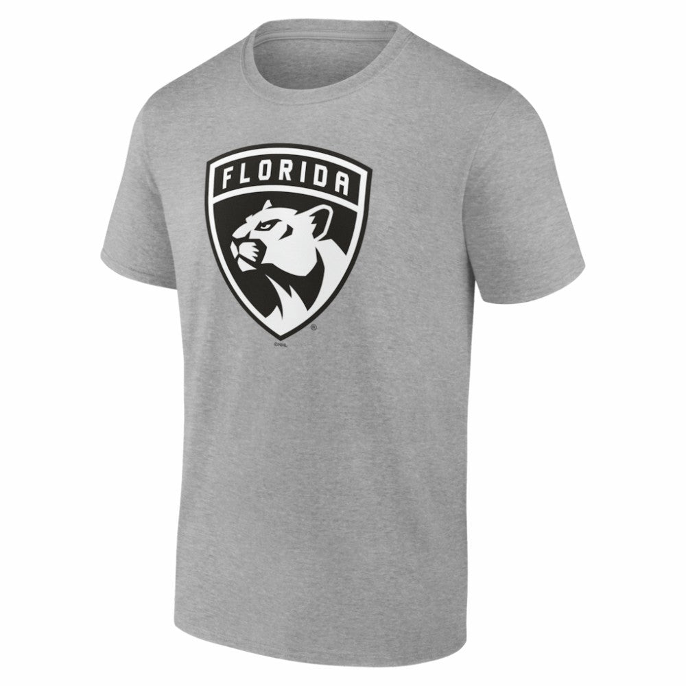 NHL Gray Florida Panthers Big & Tall Personalized Name & Number Monochrome T-Shirt