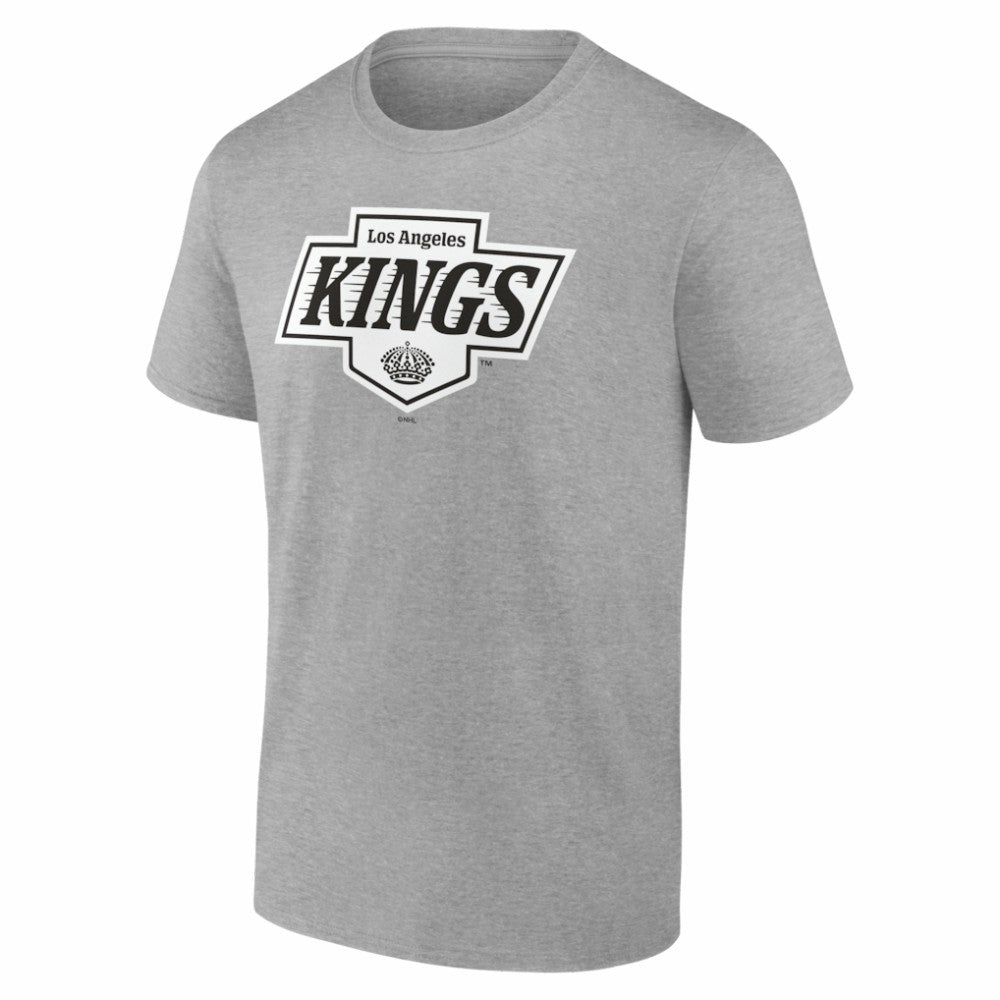 NHL Gray Los Angeles Kings Big & Tall Personalized Name & Number Monochrome T-Shirt