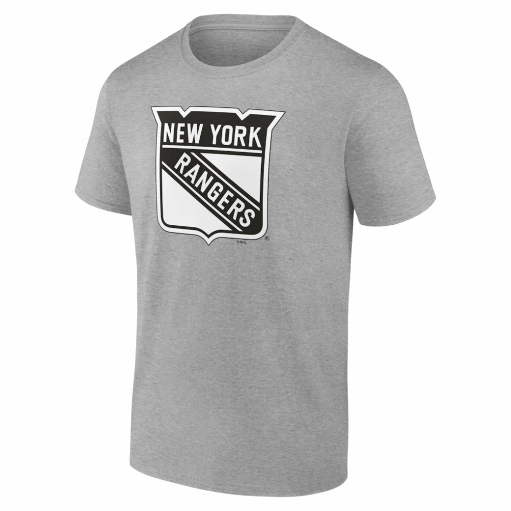 NHL Gray New York Rangers Big & Tall Personalized Name & Number Monochrome T-Shirt